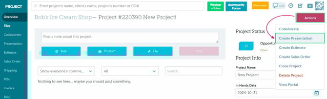 create pres new graphiccc