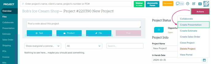 create pres new graphiccc