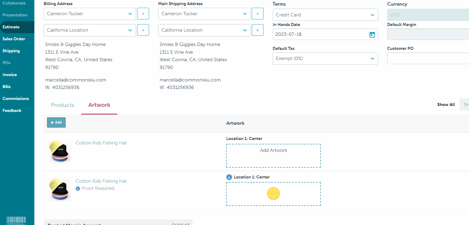 04_To use the drag and drop feature to copy artwork details from one decoration location to another