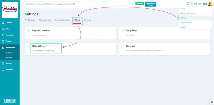 03_View your billing history