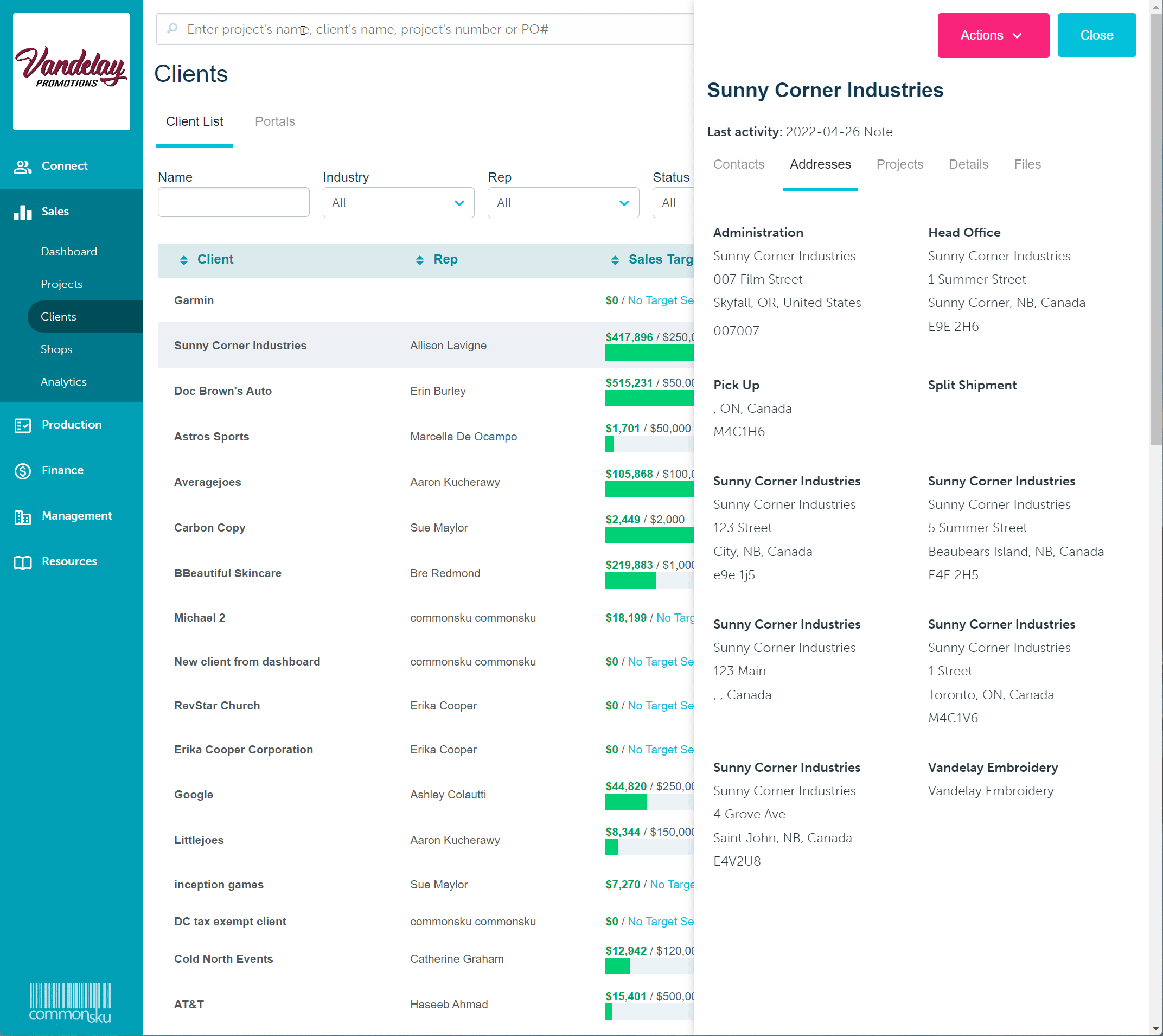 02_How to add a client address