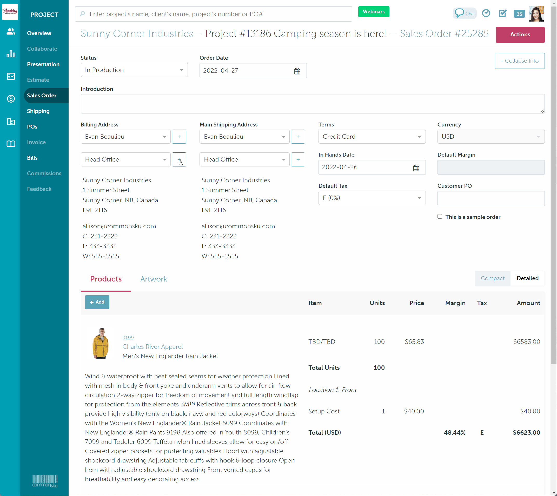 03_to add an address from an estimate