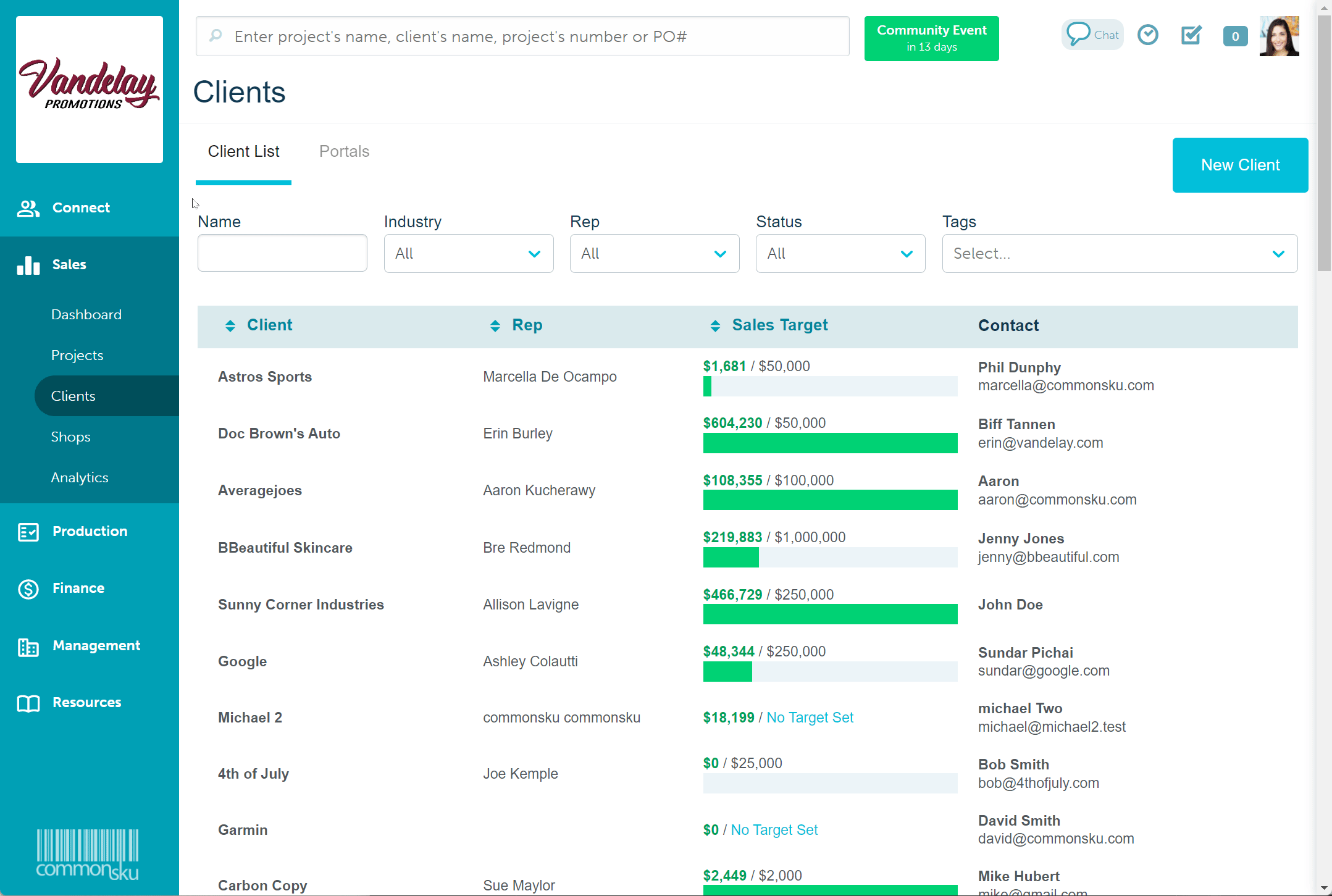 04_How to sort the client list