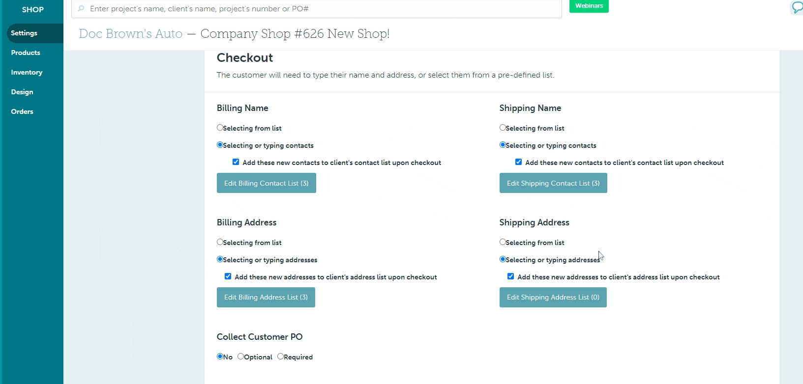ShipAddressSelectFromList