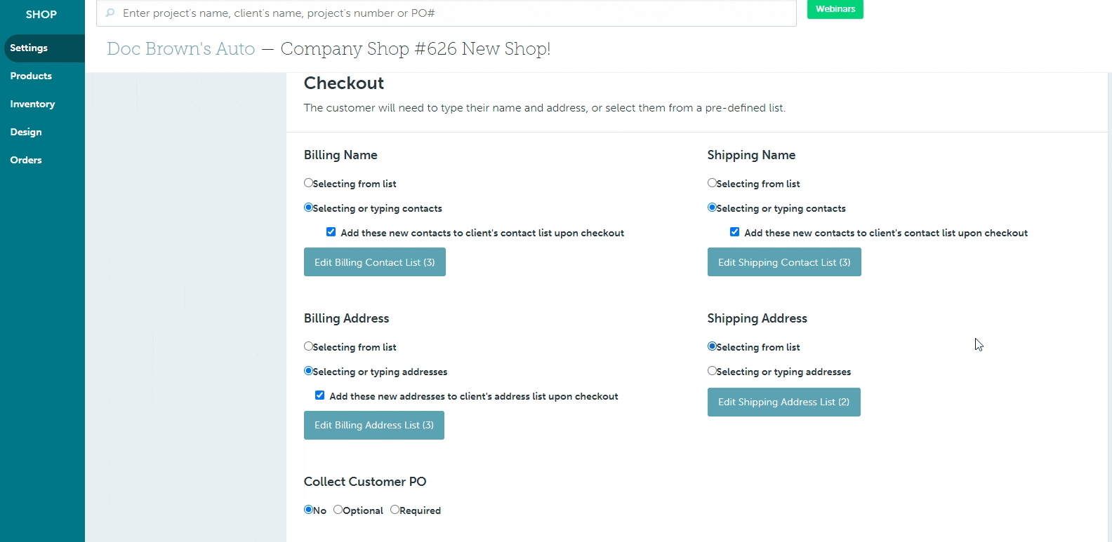 ShipAddressSelectType