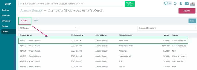 CompanyShopOrdersSelect