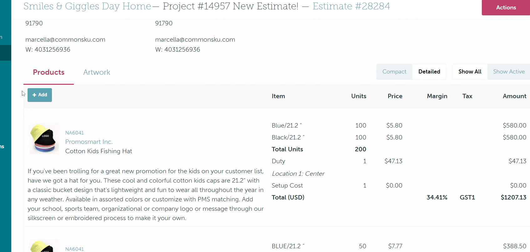 01_Add a discount or credit to an estimate