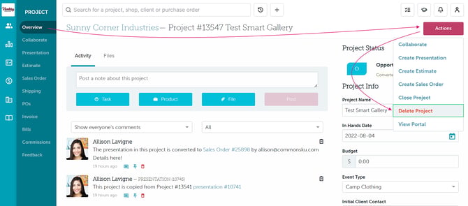 01_How do I delete a project-1
