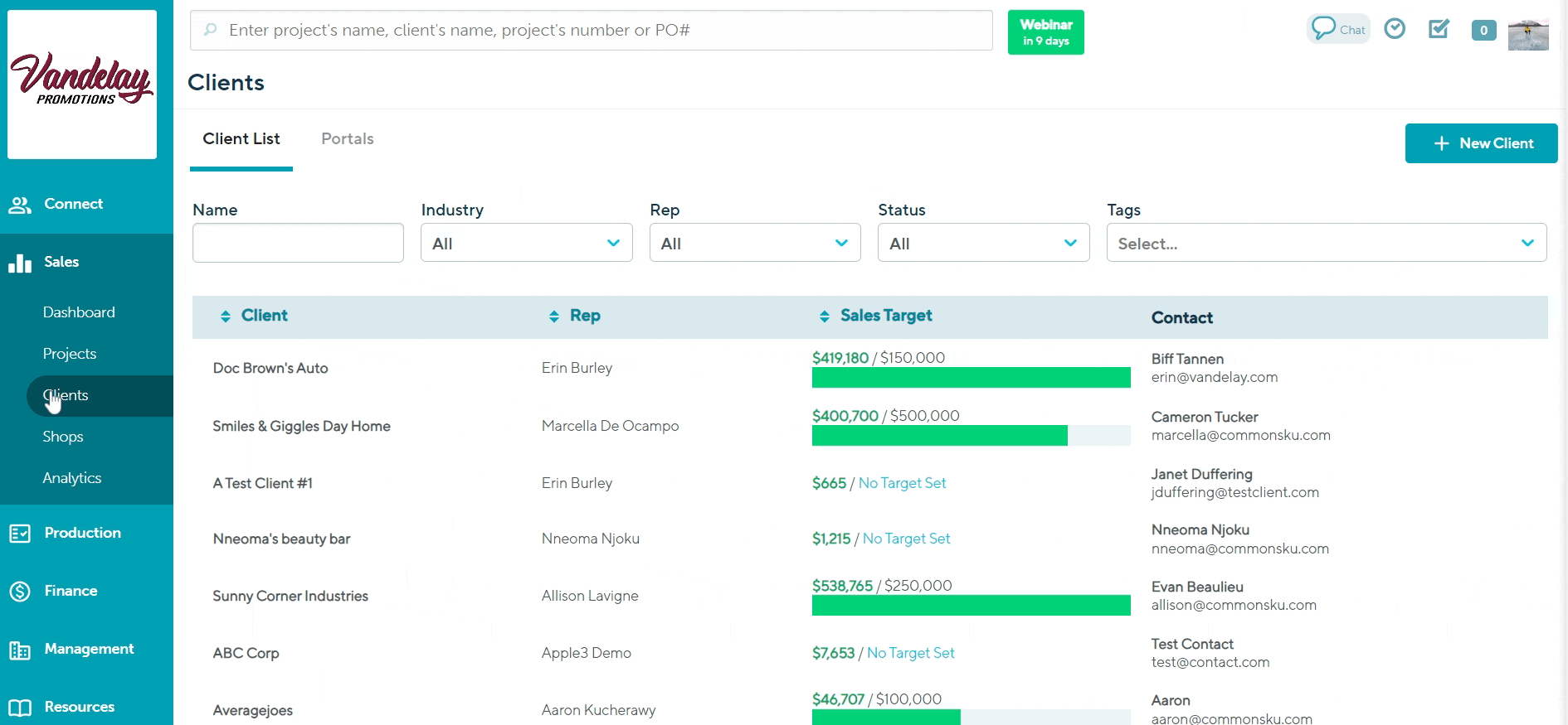 06_Create an estimate through the Clients tab