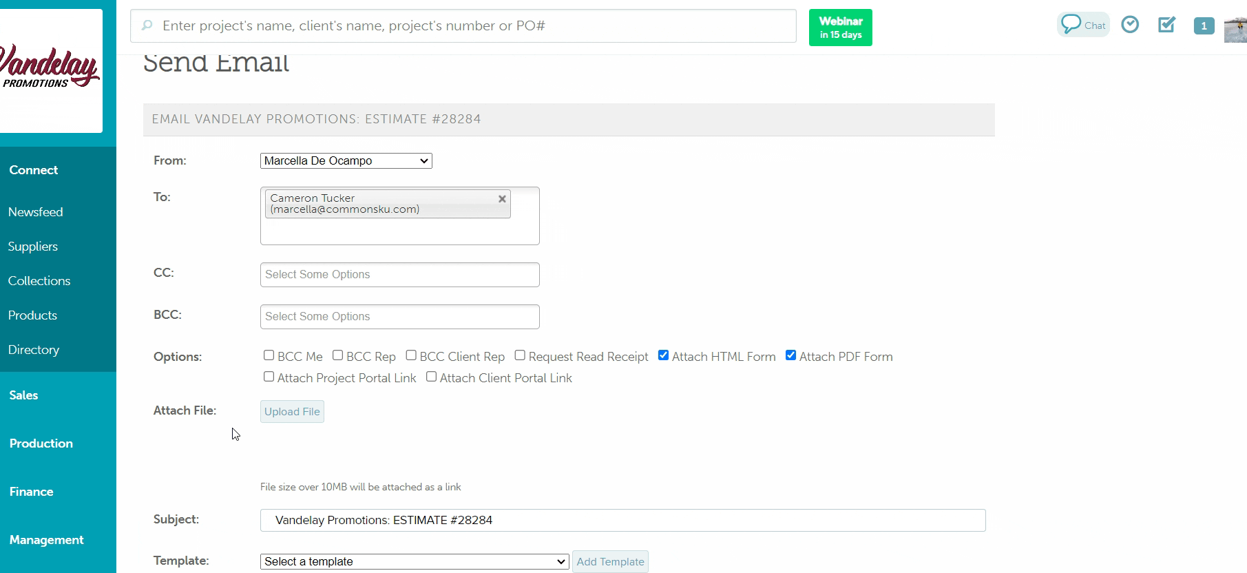 How to Send an Estimate