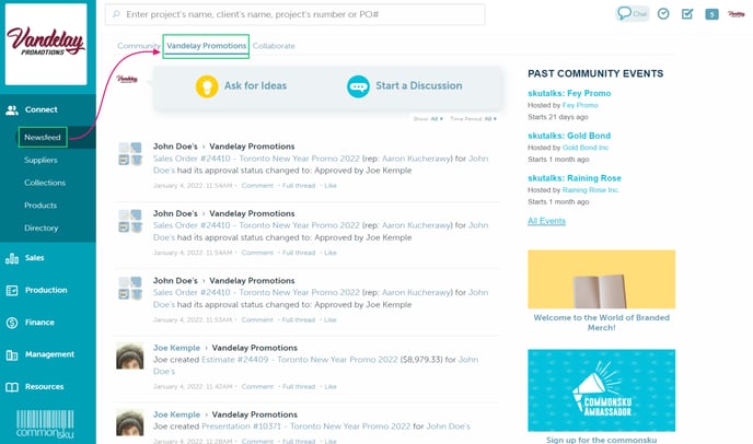 09_our Company Profile Newsfeed