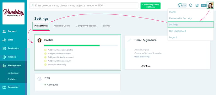02_How to access your profile