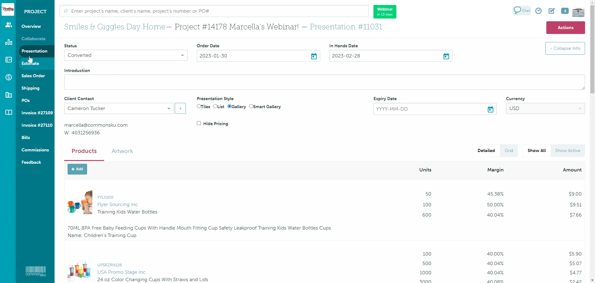 Copy Presentation To Shop