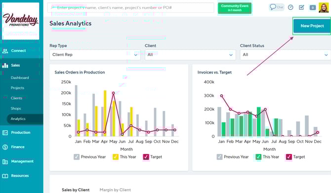 01_How to create a new project from your Sales Analytics