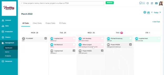 how to delete a task
