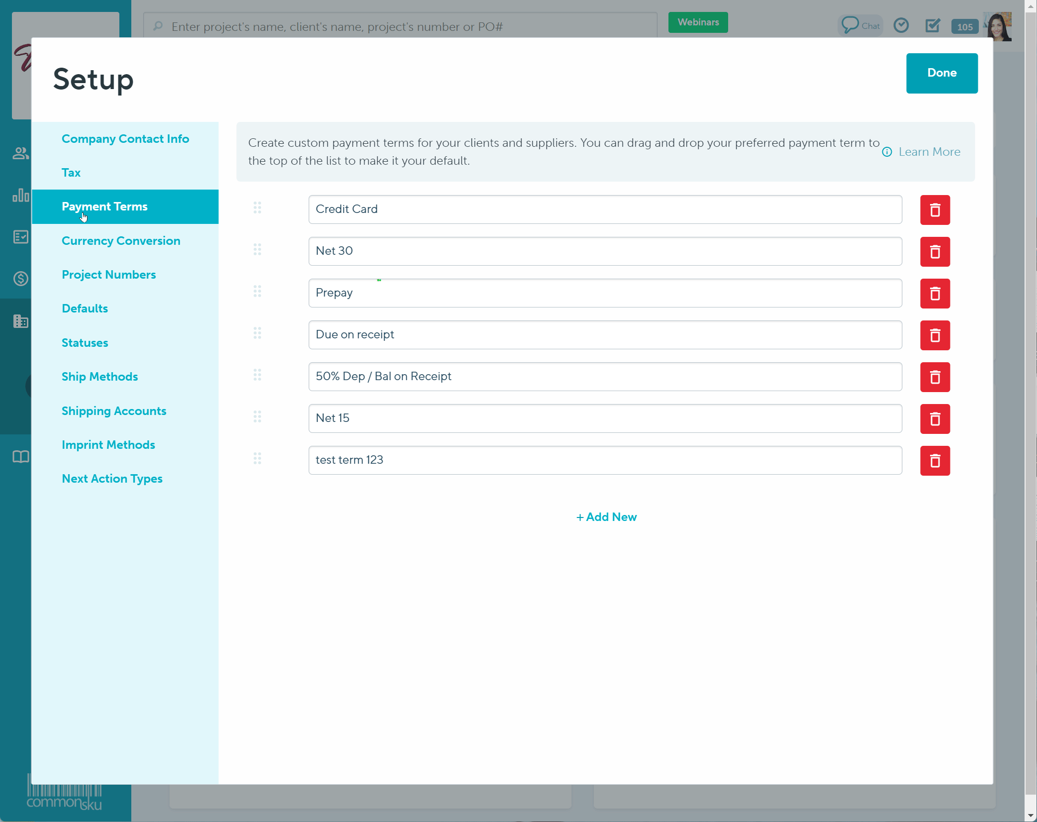 03_Editing payment terms
