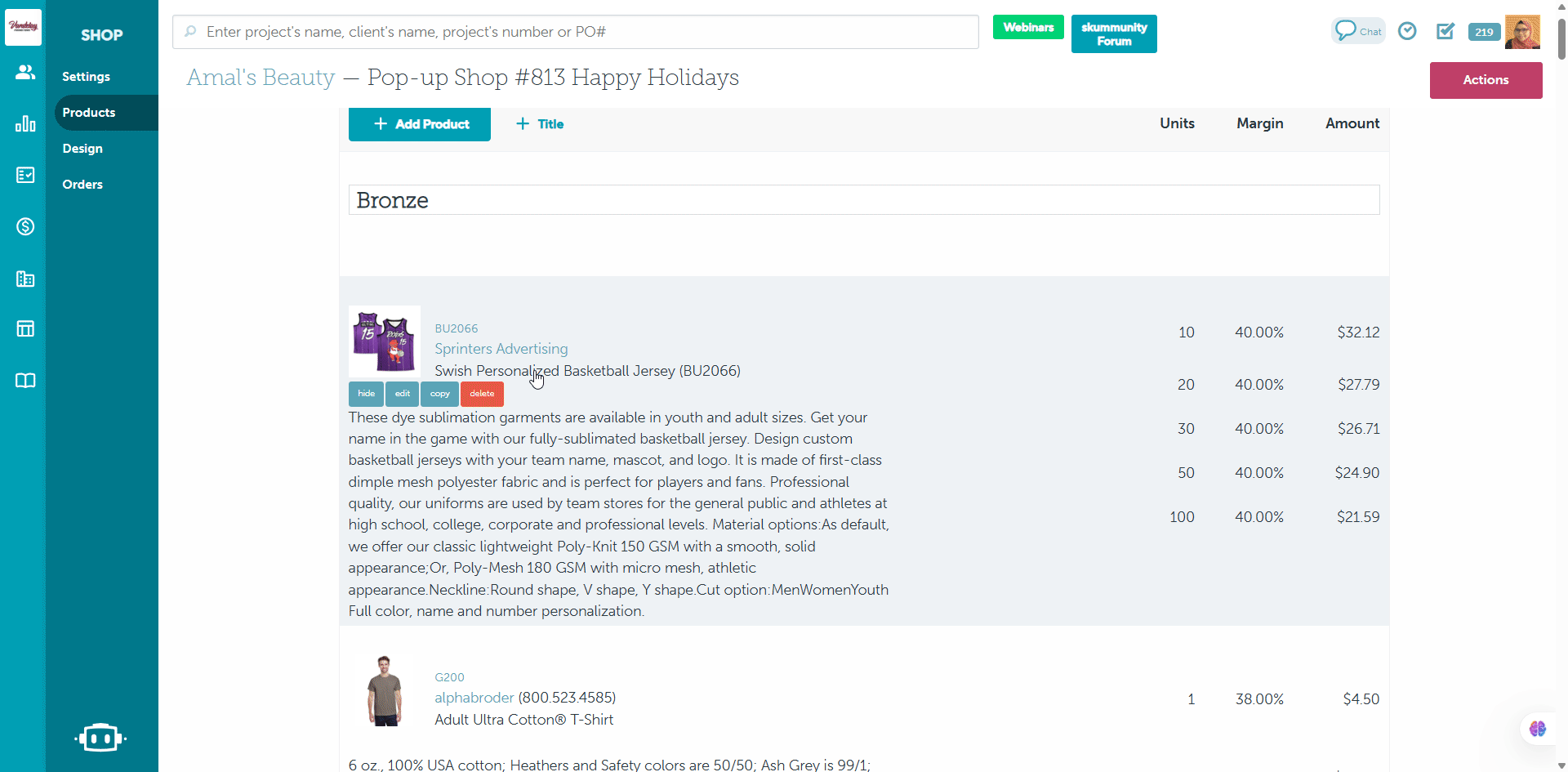 custom product questions with character limit