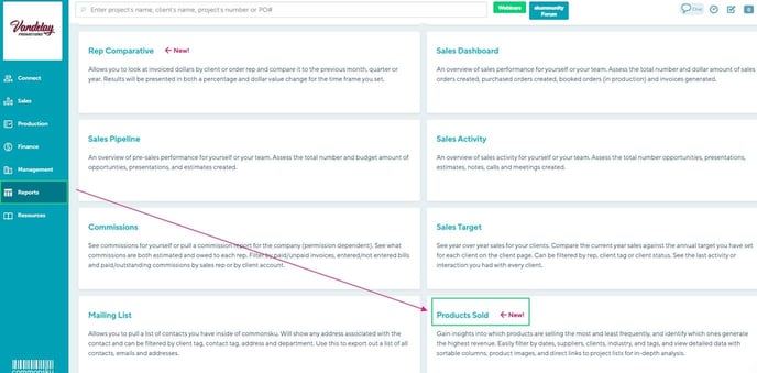 product sold reportm12