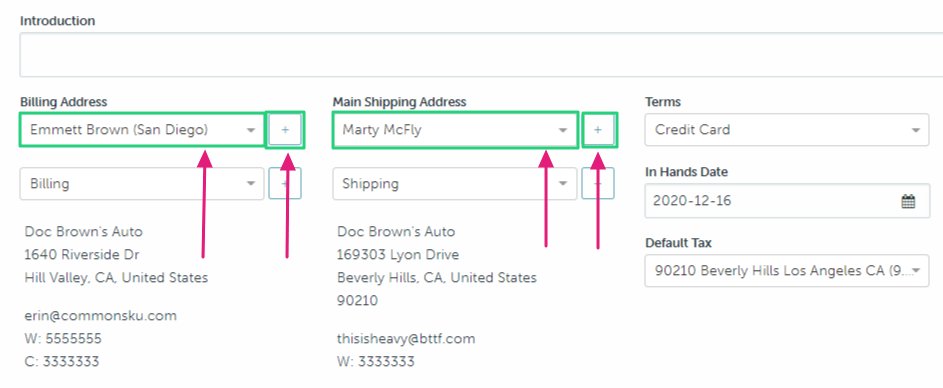 Sales Order Settings