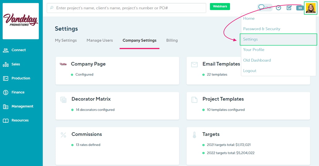 September 2022 - Updates to Admin settings and User Management