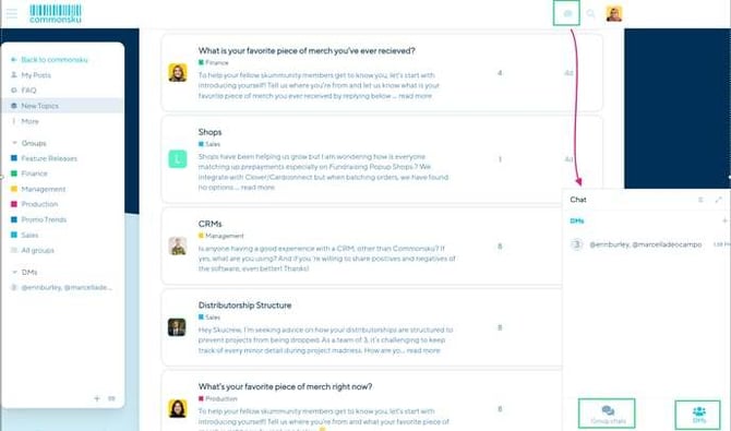 Skummunity forum 4-Chat icon