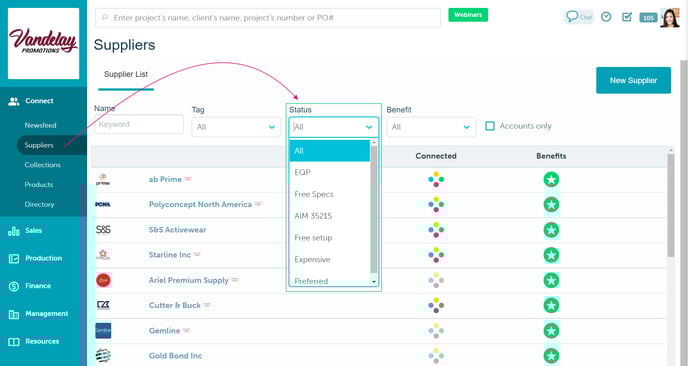 05_Supplier status reporting