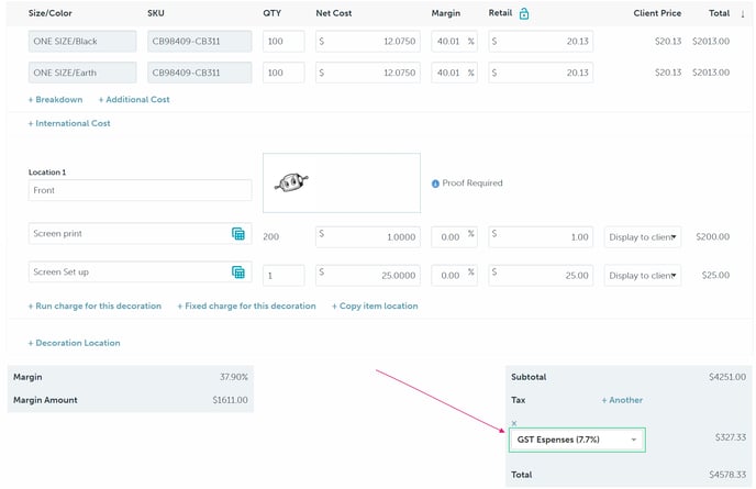 06_Remove or update the tax on an item or service