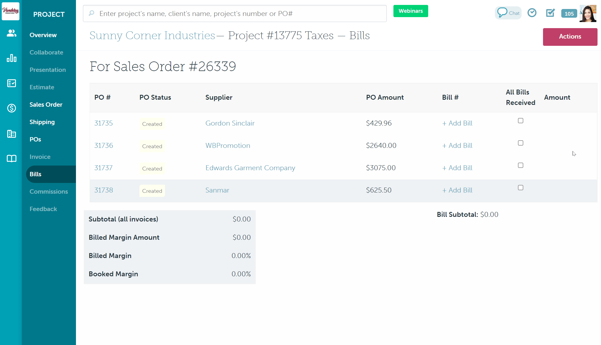 07_Update the tax on a supplier bill