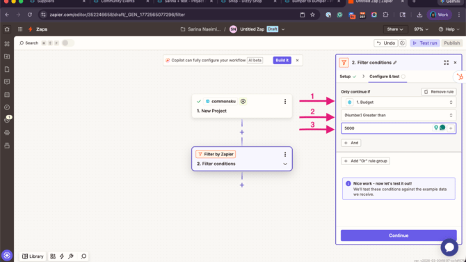 filtersandConditions