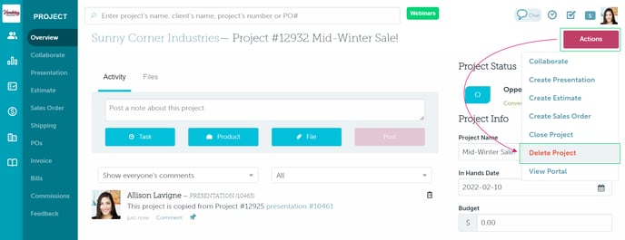 02_Can I change clients in a project