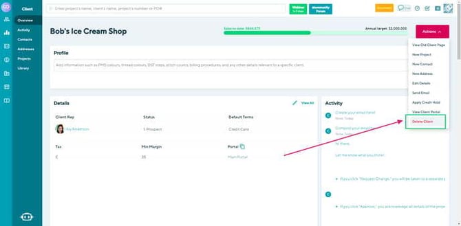 08_Delete the client