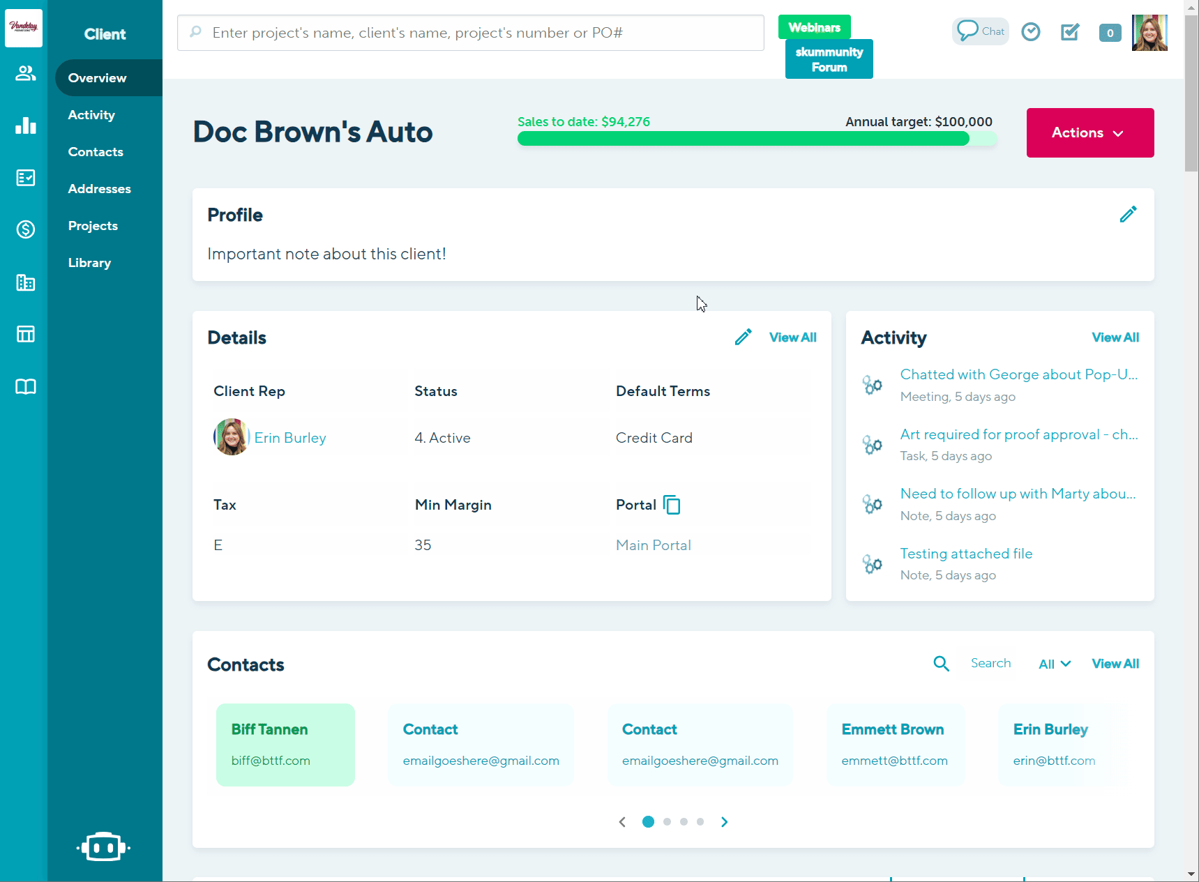 10_How to assign an Avalara tax-exempt category to a client
