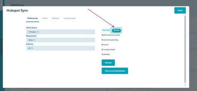04_To sync your contact information with HubSpot