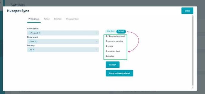 05_To sync your contact information with HubSpot