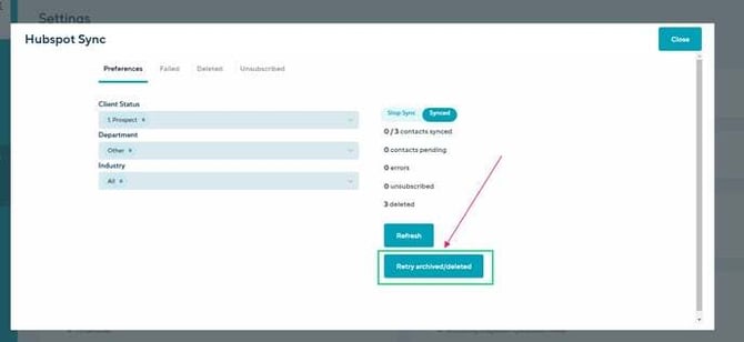 07_To sync failed contacts