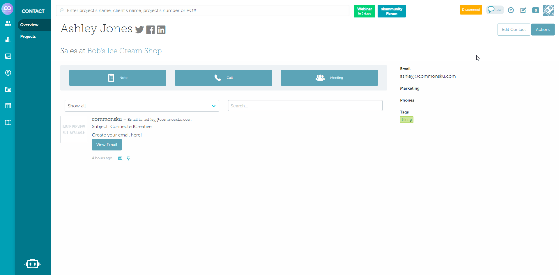 20_How do I flag a contact as No Marketing in commonsku