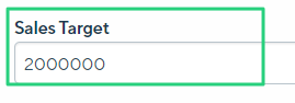 sales tareget